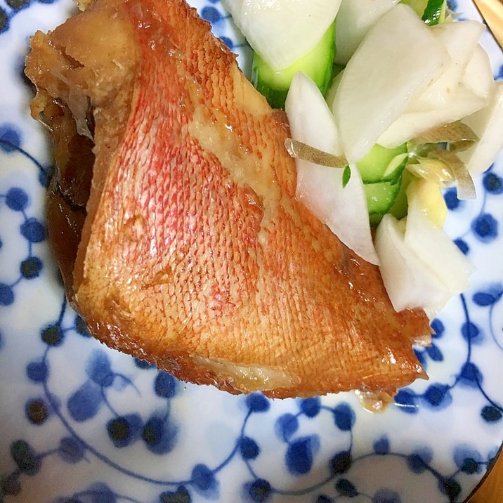 冷凍赤魚の煮つけ